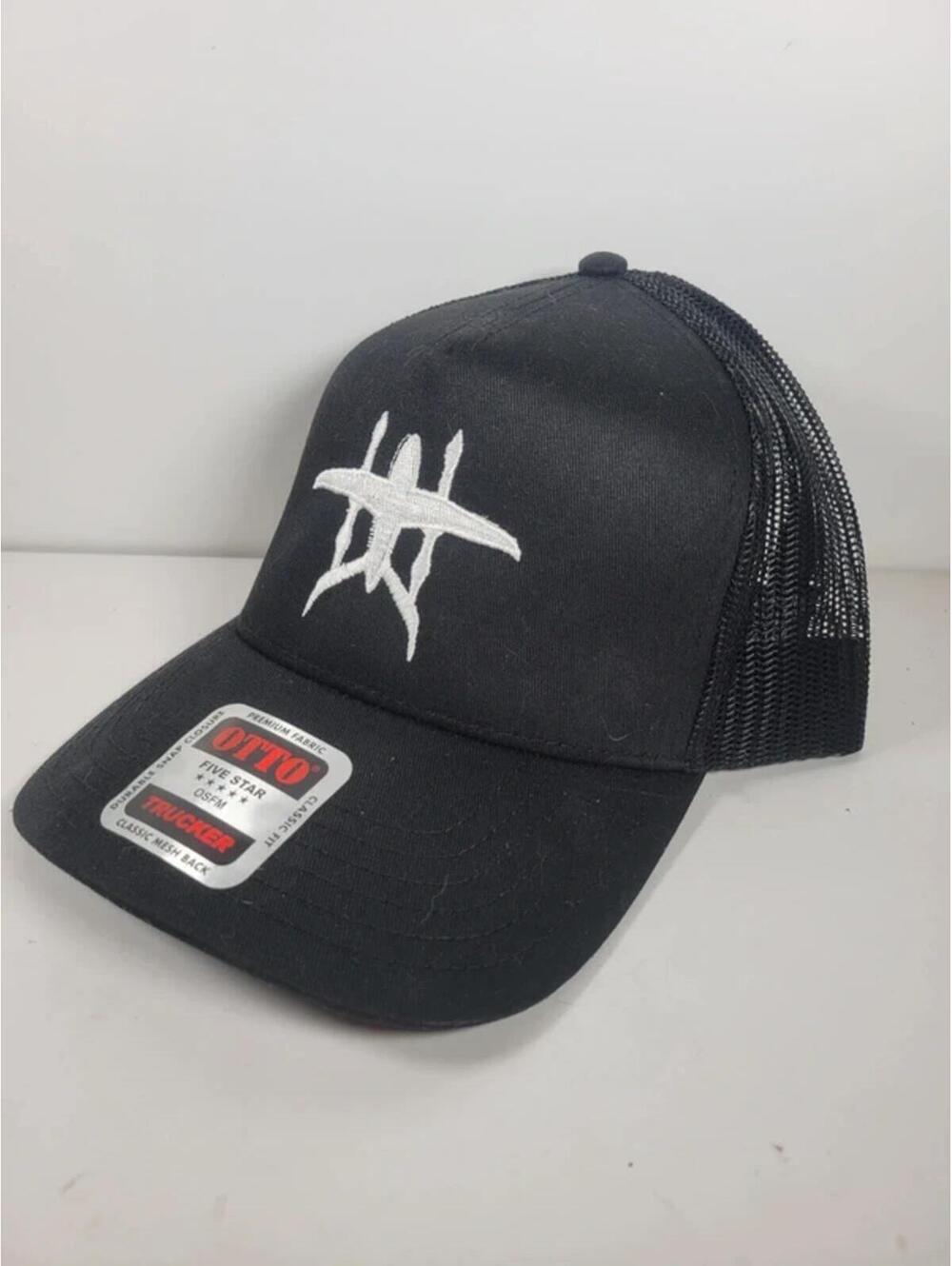 Black Otto Five Star Premium Fabric Trucker Cap